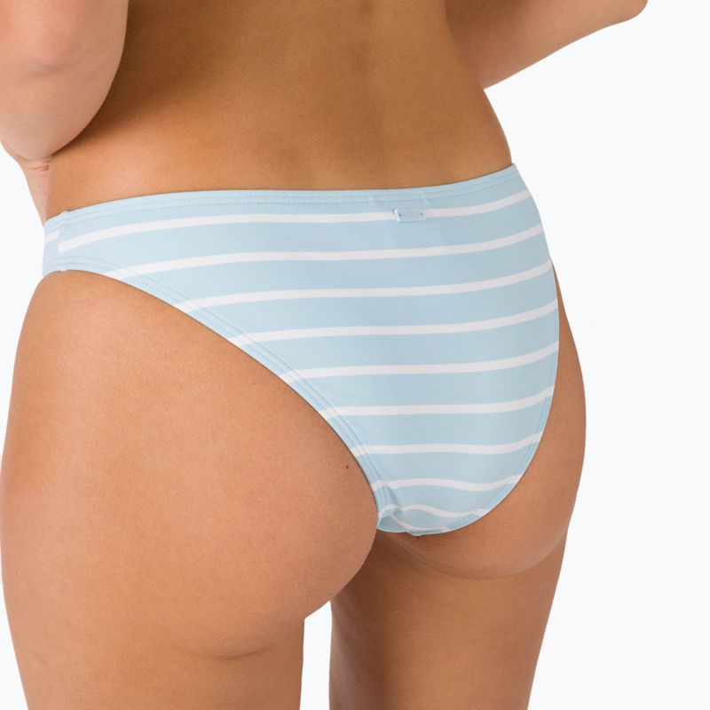 ROXY Into the Sun - slip del costume da bagno a strisce blu/linea 3