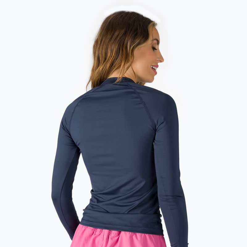 Costume da bagno donna a maniche lunghe ROXY Whole Hearted mood indaco 3