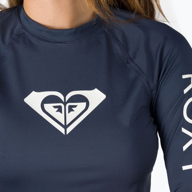 Costume da bagno donna a maniche lunghe ROXY Whole Hearted mood indaco 4