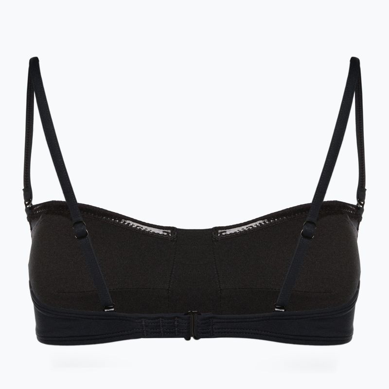 ROXY Beach Classics Top da bagno a fascia antracite 2