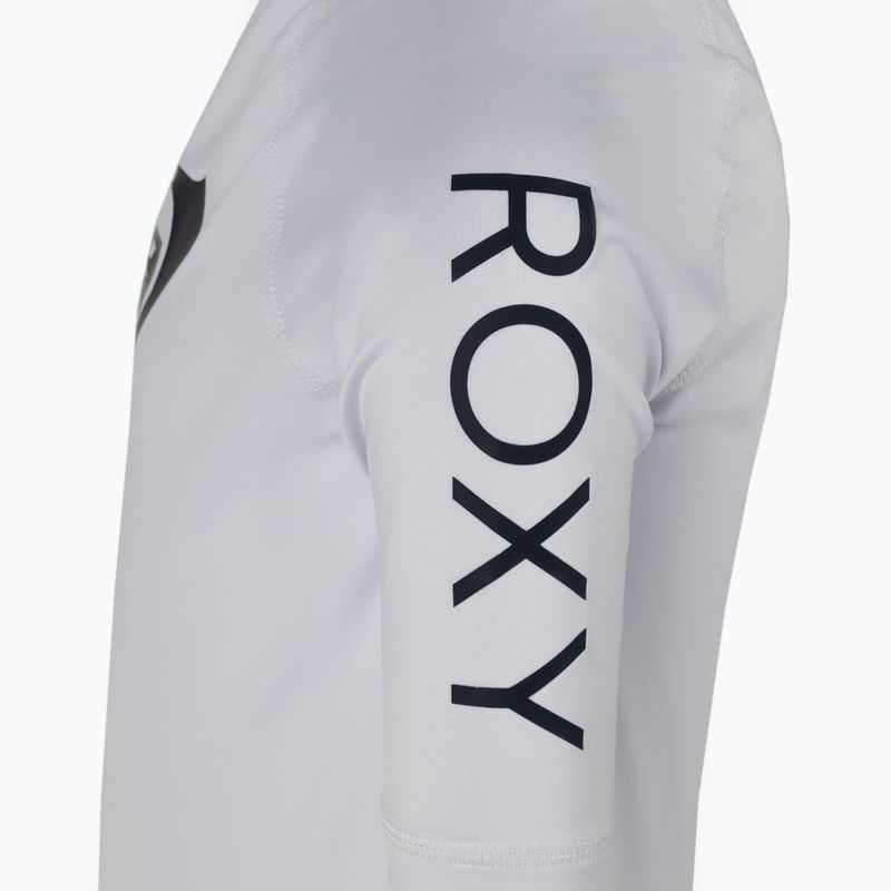 ROXY Wholehearted maglia da bagno per bambini di colore bianco brillante 4