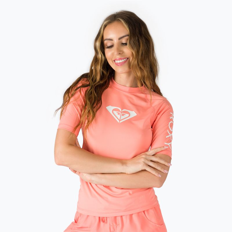 Camicia da bagno donna ROXY Whole Hearted fusion coral