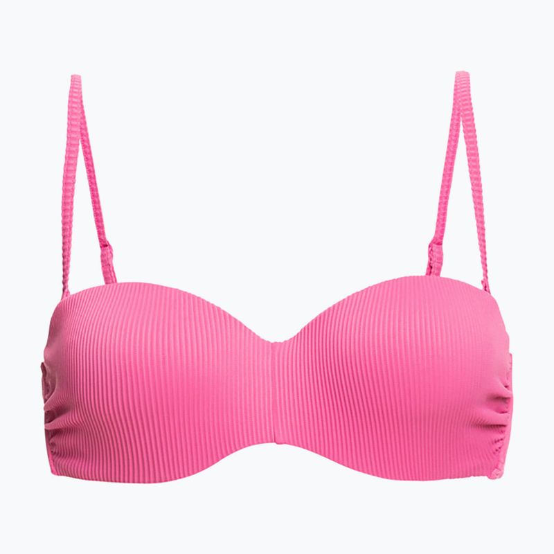 ROXY Love The Beach Vibe - Top del costume da bagno rosa guava 6