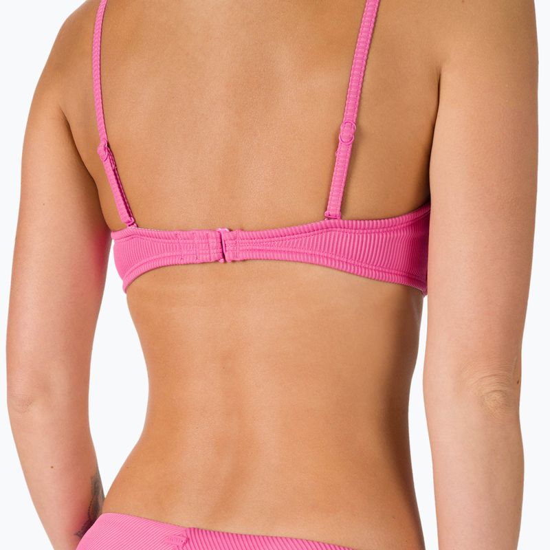 ROXY Love The Beach Vibe - Top del costume da bagno rosa guava 3