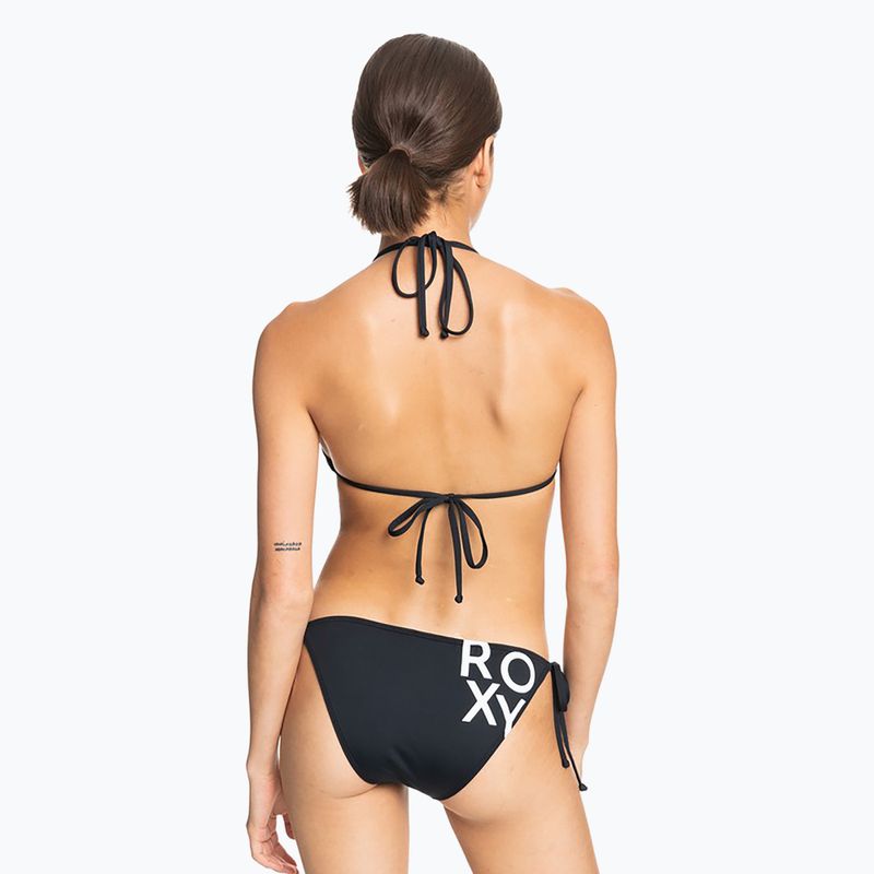 Costume da bagno a due pezzi da donna ROXY Beach Classics Tie Side antracite 4