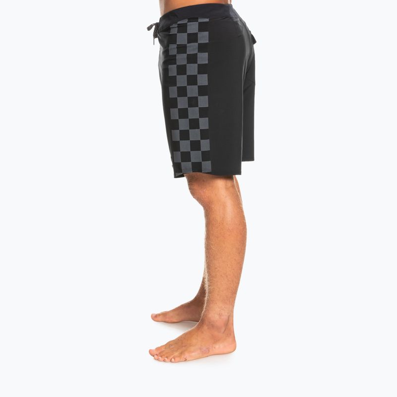 Pantaloncini da bagno Quiksilver Highlite Arch 19" da uomo 2022 nero 5