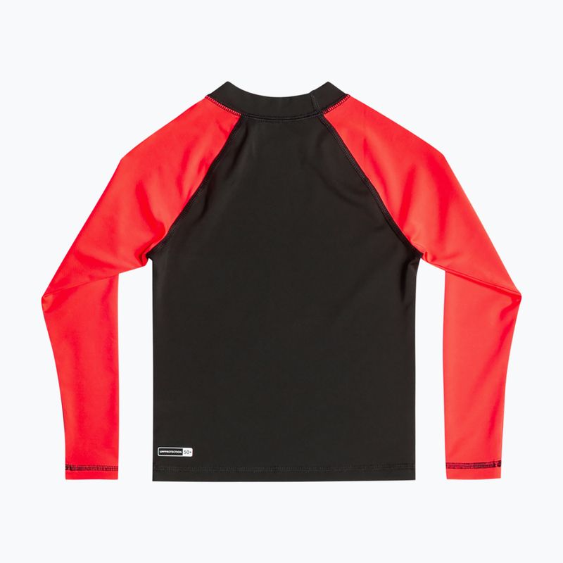Camicia da bagno Quiksilver Next Gen per bambini, color corallo acceso 2