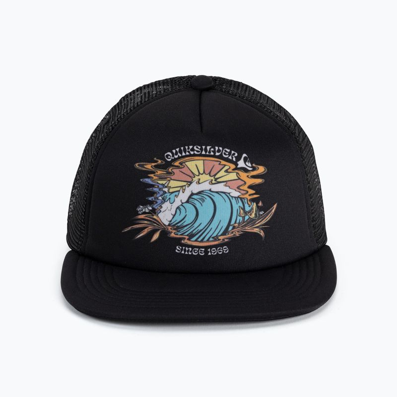Cappello da baseball per bambini Quiksilver Hard Shred nero 4