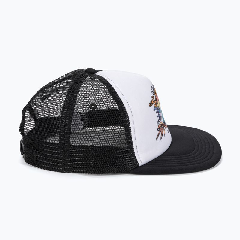 Cappello da baseball per bambini Quiksilver Hard Shred bianco 3
