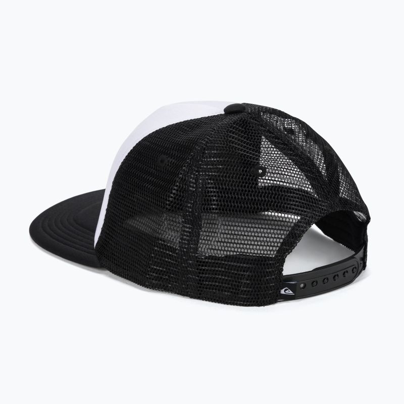 Cappello da baseball per bambini Quiksilver Hard Shred bianco 4