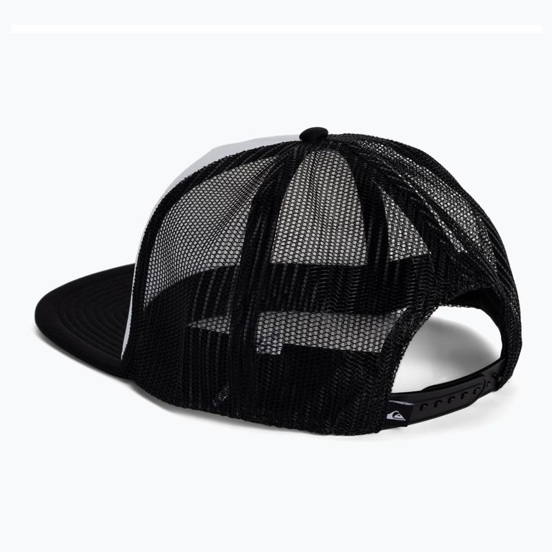 Berretto da baseball Quiksilver Foamslayer da uomo bianco/nero 3