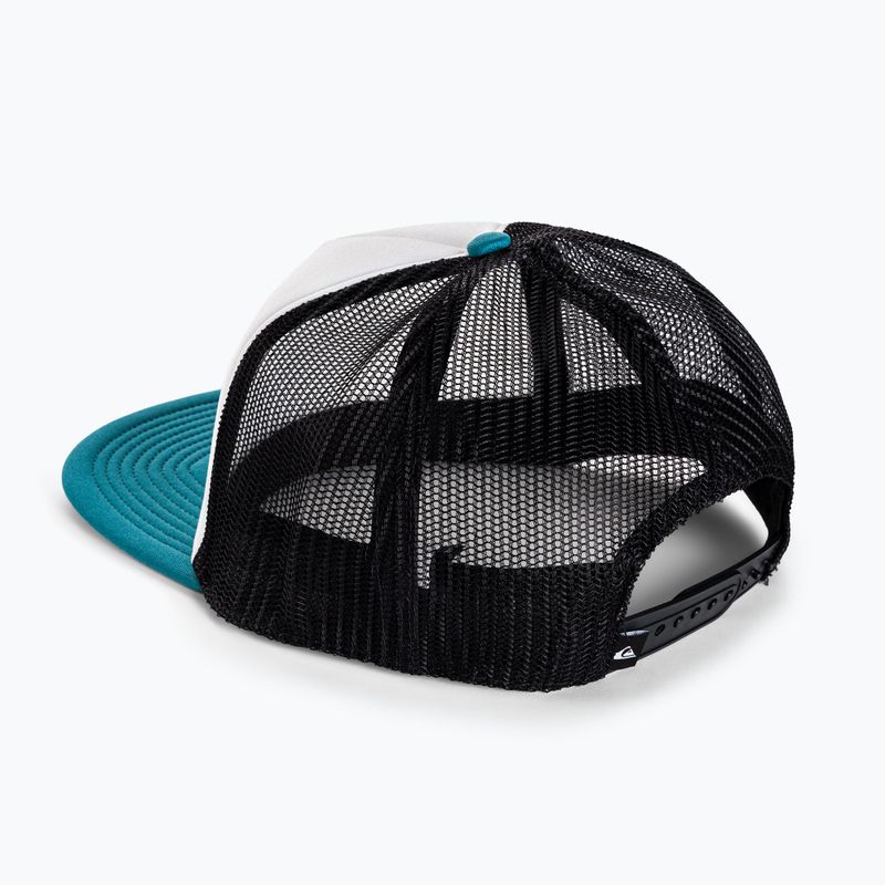 Berretto da baseball Quiksilver Foamslayer da uomo bianco/blu 4