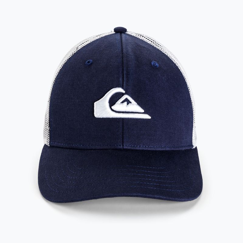 Berretto da baseball Quiksilver Grounder da uomo con mostrine blu 3