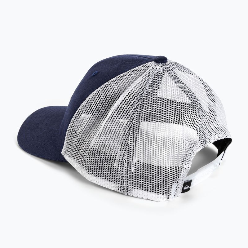 Berretto da baseball Quiksilver Grounder da uomo con mostrine blu 4