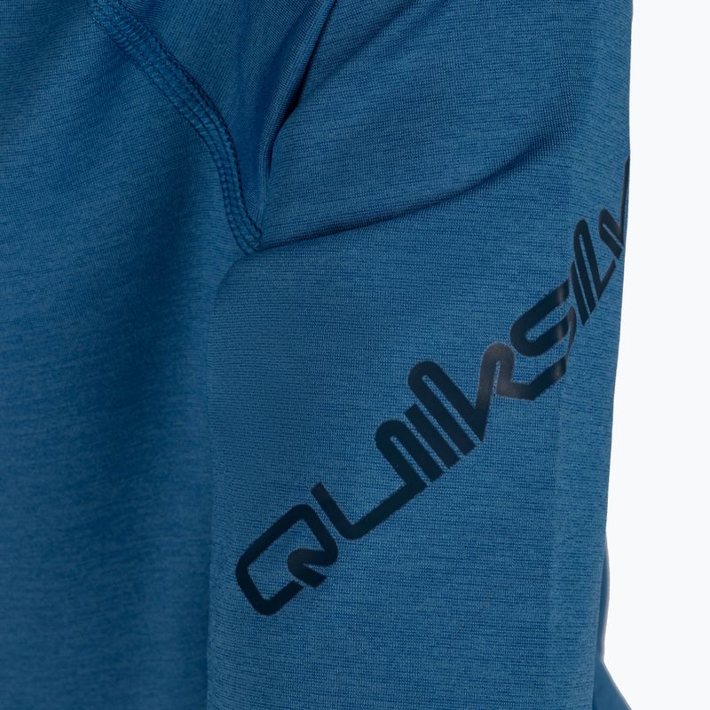 Quiksilver All Time vallarta blu heather maglia da bagno per bambini 4