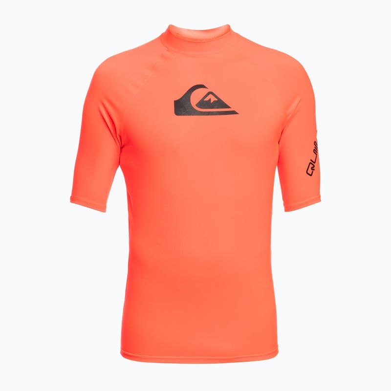 Camicia da bagno Quiksilver da uomo All Time corallo acceso