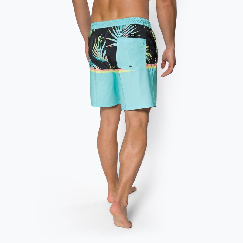 Pantaloncini da bagno Quiksilver Division 17" blu angelo da uomo 3