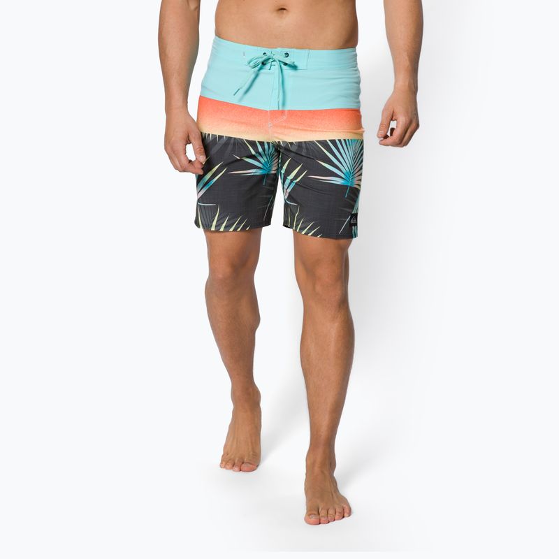 Pantaloncini da bagno Quiksilver Surfsilk Panel 18" 2022 tarmac da uomo