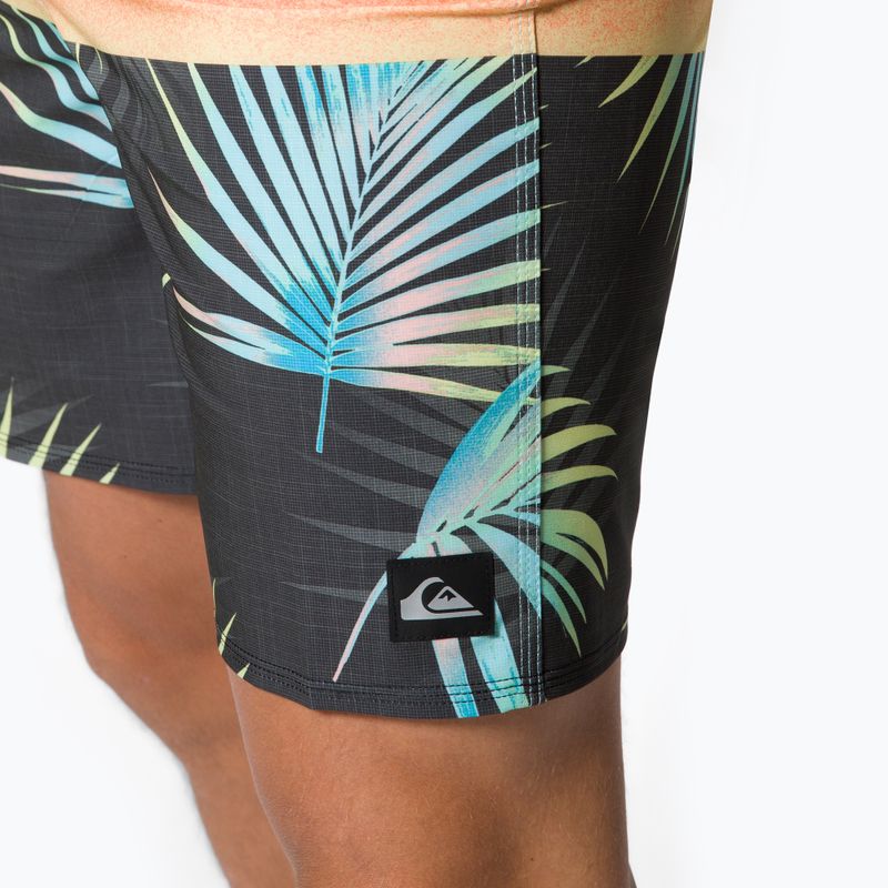 Pantaloncini da bagno Quiksilver Surfsilk Panel 18" 2022 tarmac da uomo 4