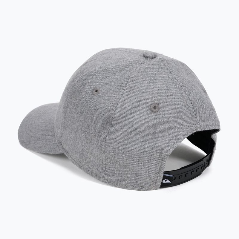 Berretto da baseball Quiksilver Decades Youth grigio chiaro in erica 4