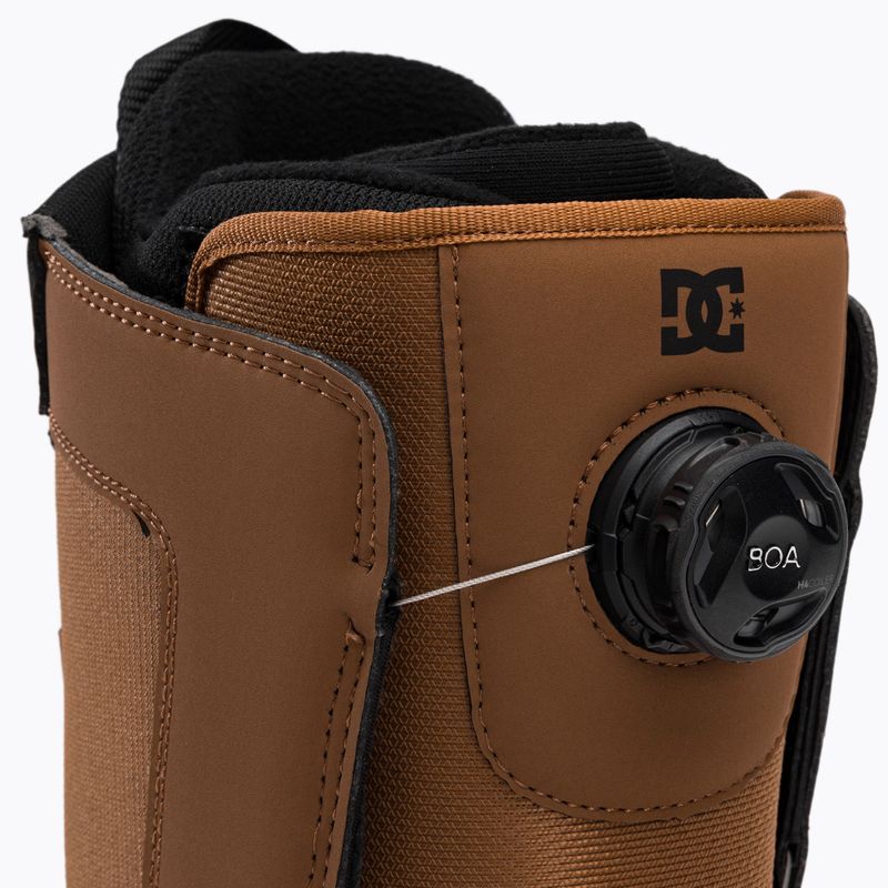 Scarponi da snowboard DC Phase Boa da uomo, color grano/nero 7