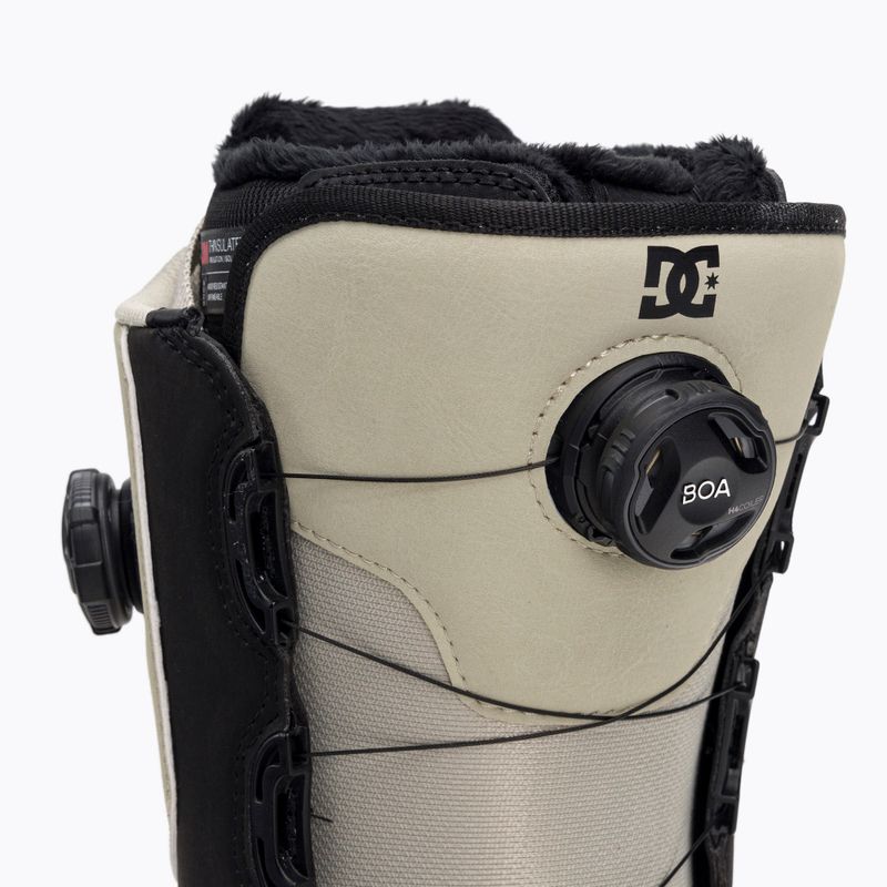 Scarponi da snowboard da uomo DC Transcend off white/gum 6