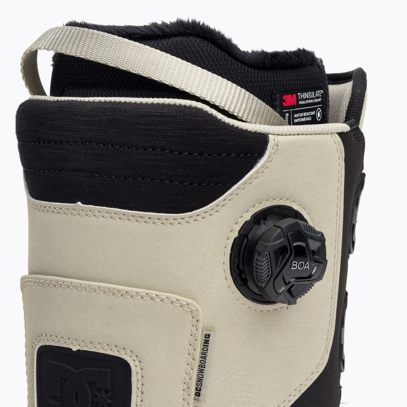 Scarponi da snowboard da uomo DC Transcend off white/gum 8