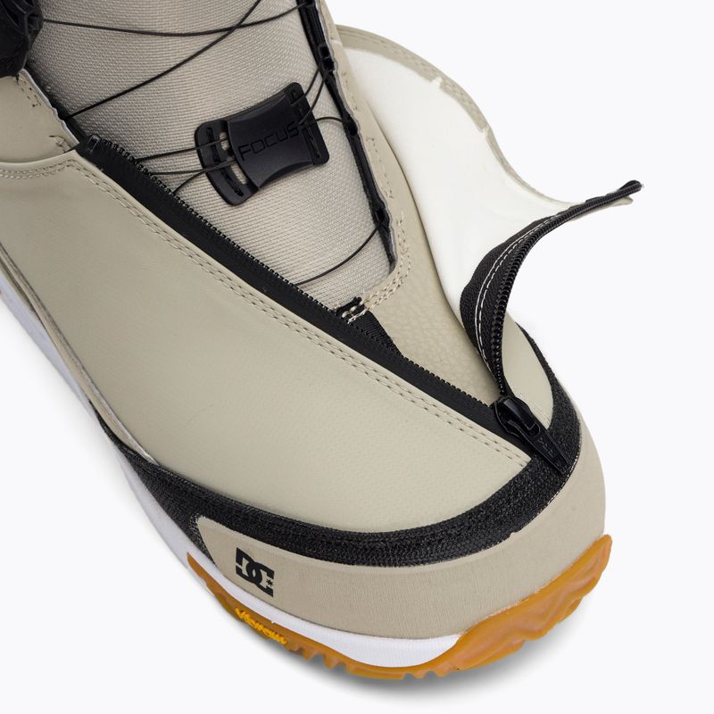 Scarponi da snowboard da uomo DC Transcend off white/gum 9