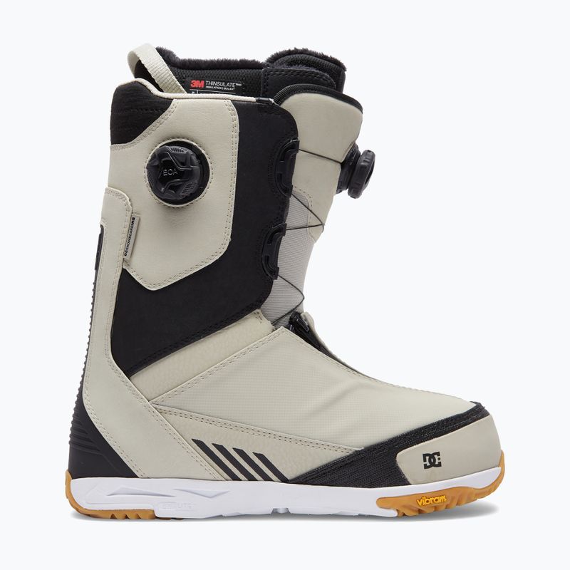Scarponi da snowboard da uomo DC Transcend off white/gum 11