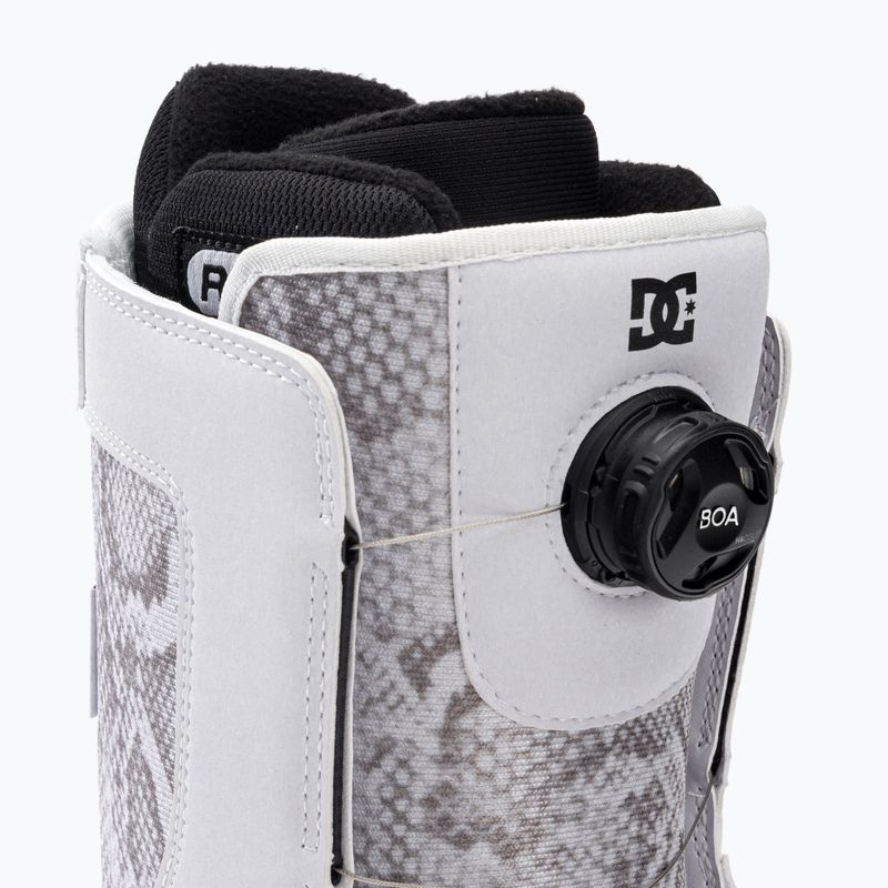 Scarponi da snowboard da donna DC Phase Boa bianco/serpente 6