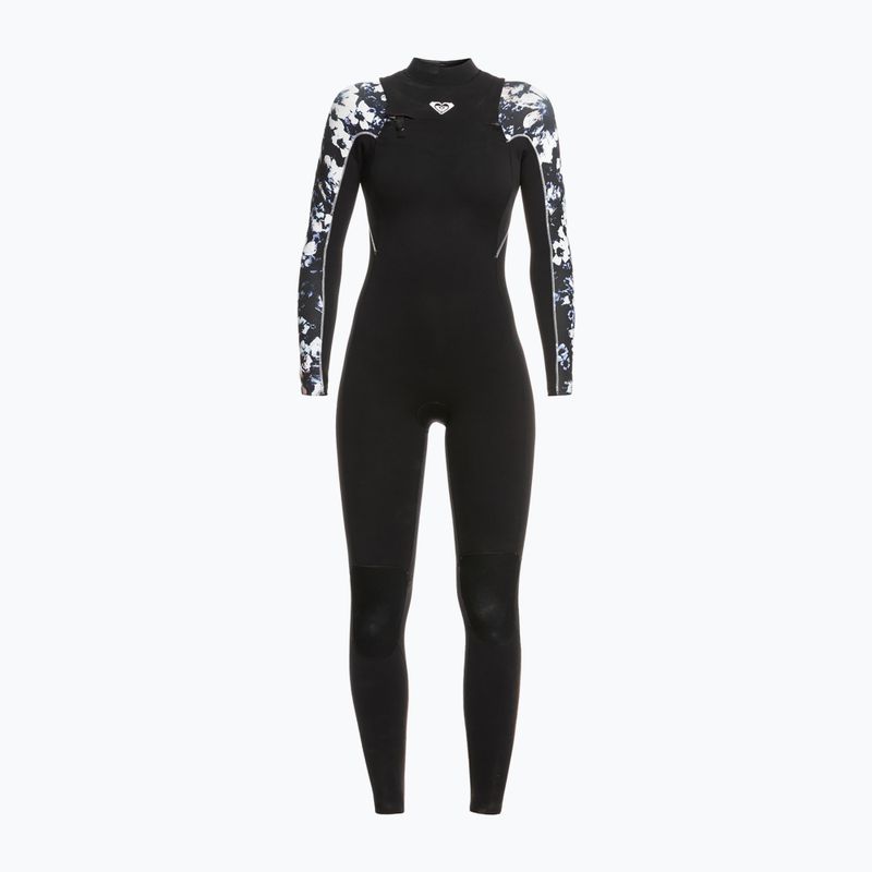 Muta da donna ROXY 3/2 Elite XT ST Printed FZ GBS nero/nero a fiori
