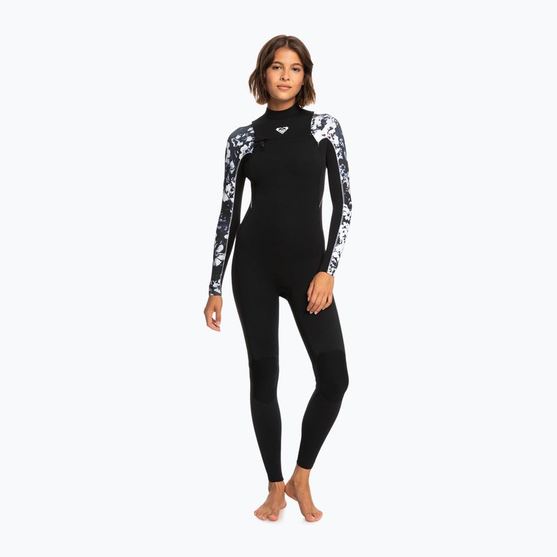 Muta da donna ROXY 3/2 Elite XT ST Printed FZ GBS nero/nero a fiori 2