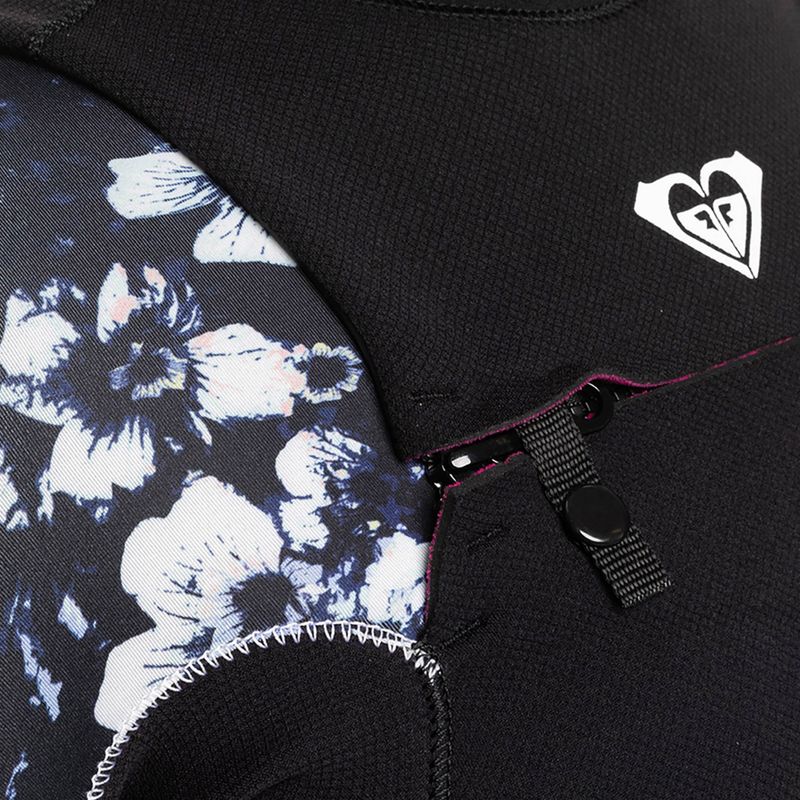 Muta da donna ROXY 3/2 Elite XT ST Printed FZ GBS nero/nero a fiori 4