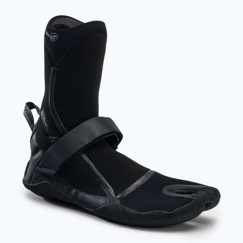 Stivale Quiksilver Marathon Sessions 5 mm Split Toe da uomo in neoprene nero