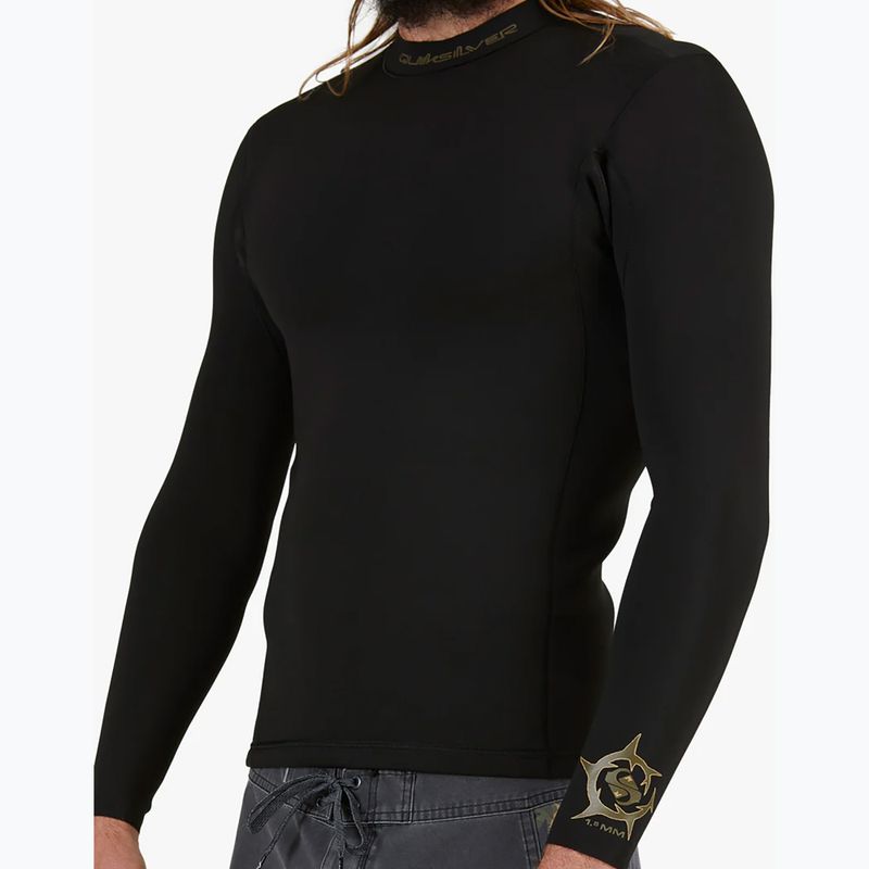 Quiksilver Mikey Wright Everyday Session 1.5 uomo in neoprene warm-up nero 7