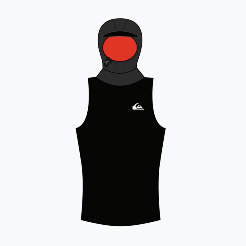 Gilet Quiksilver Marathon Sessions HD da 2 mm in neoprene da uomo, nero 4
