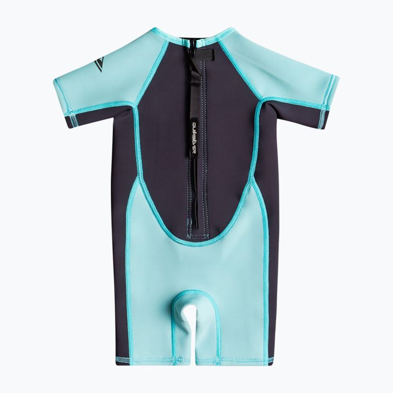 Quiksilver 1,5 mm Toddler SS SP schiuma da nuoto per bambini nero/jet nero/blu angelo 2