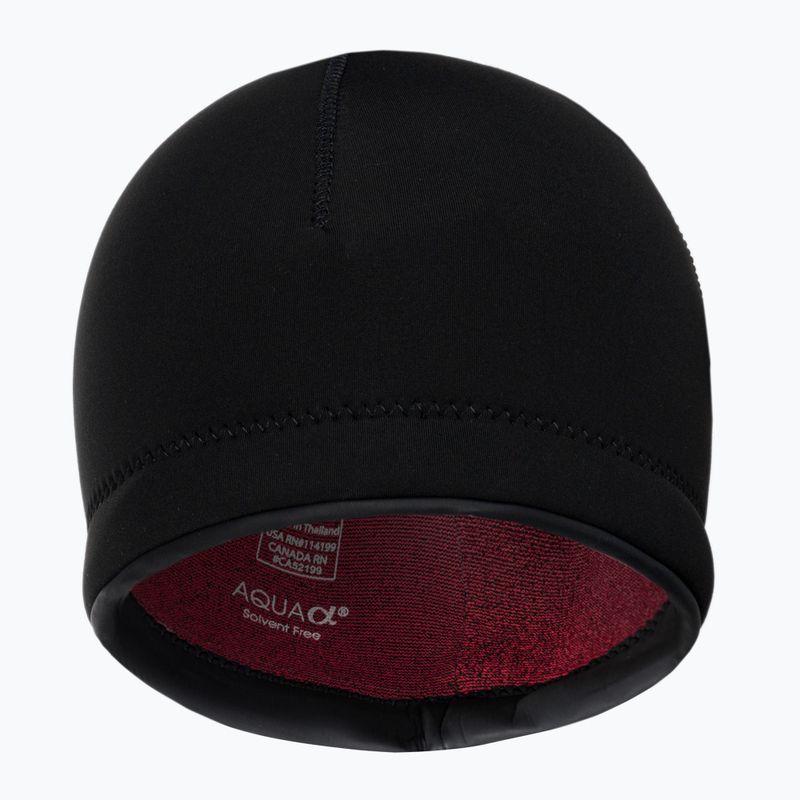 Cappello Quiksilver Marathon Sessions 2 mm nero da uomo in neoprene 2