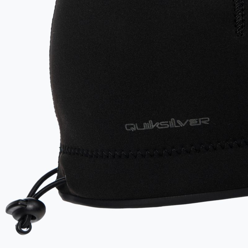 Cappello Quiksilver Marathon Sessions 2 mm nero da uomo in neoprene 4