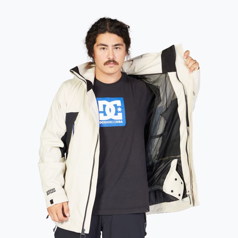 Giacca da snowboard DC Command 45K pelican da uomo 8