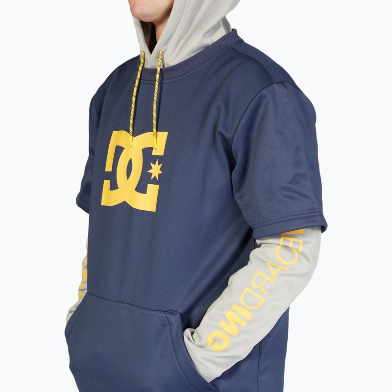 Felpa da snowboard DC Dryden wild dove da uomo 5