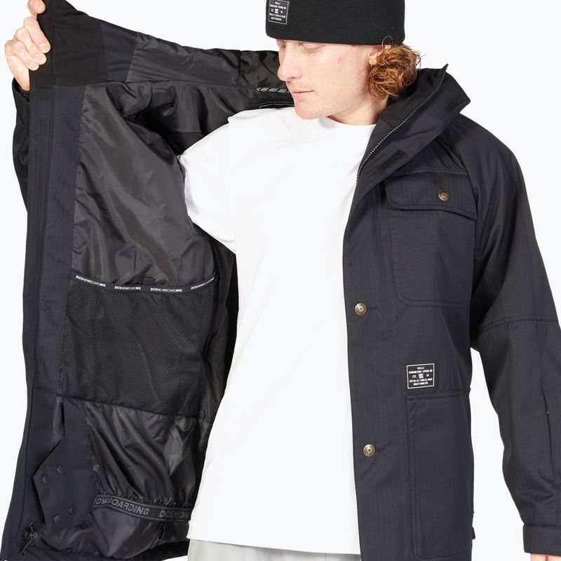 Giacca da snowboard da uomo DC Servo nero 7