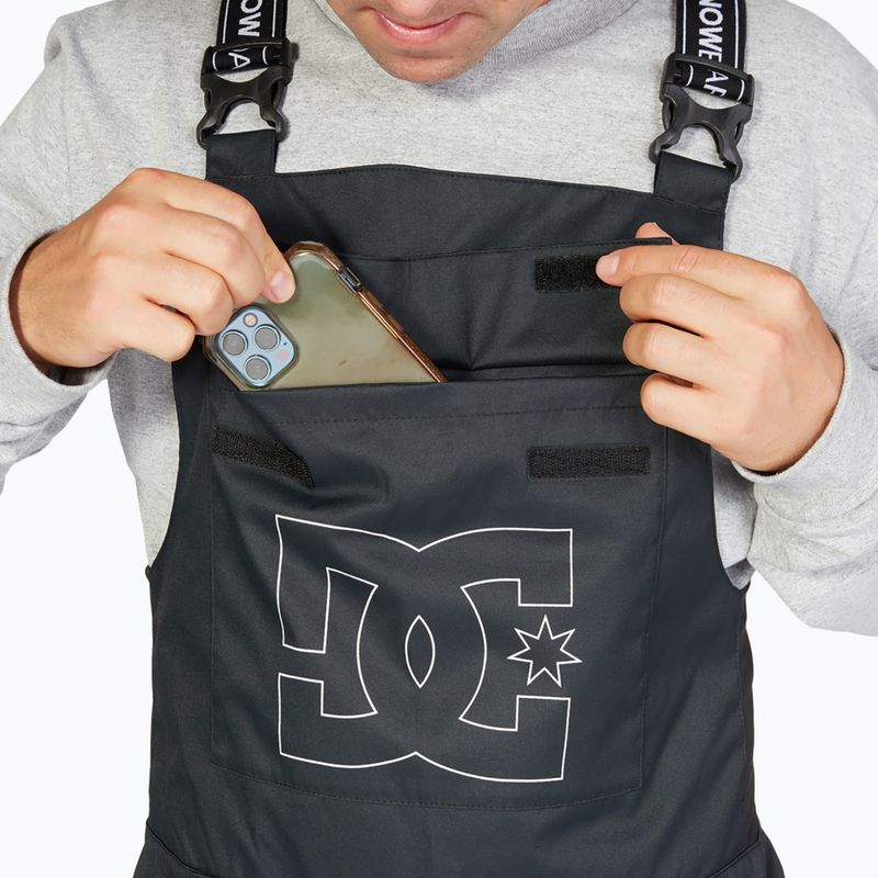 Pantaloni da snowboard da uomo DC Docile nero 4