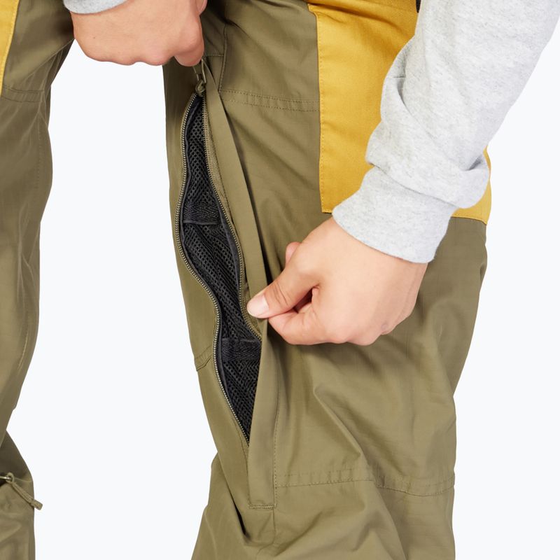 Pantaloni da snowboard da uomo DC Shadow verde edera 5