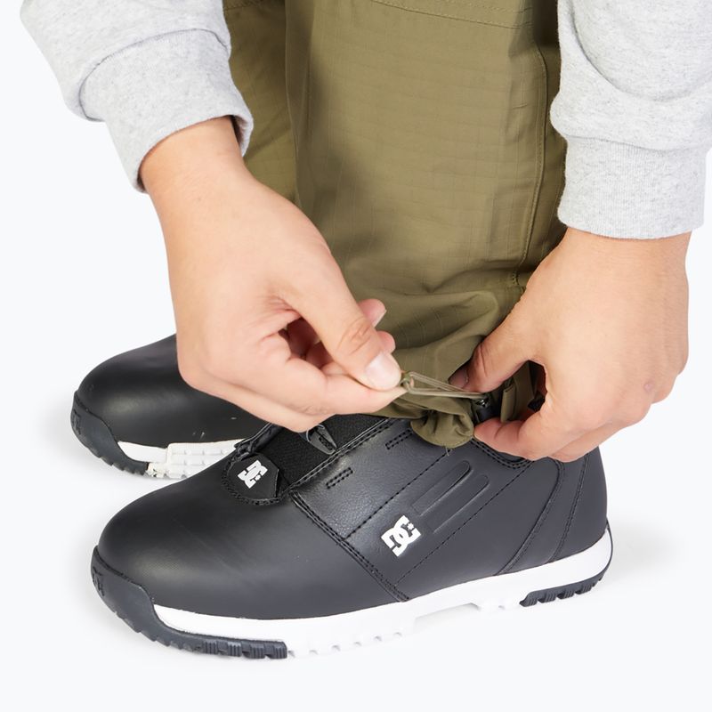 Pantaloni da snowboard da uomo DC Shadow verde edera 6