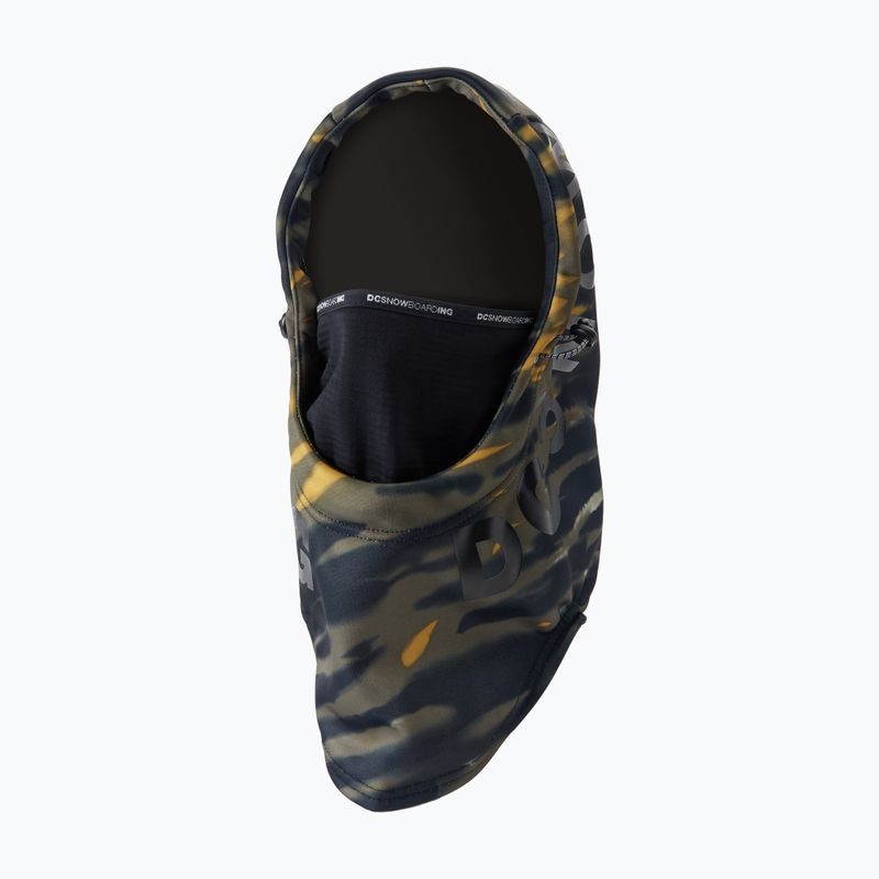 DC hoodaclava uomo angolato tie dye verde edera 6