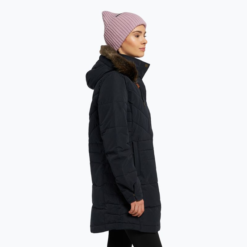 ROXY Ellie cappotto da donna in piuma d'oca nera 3
