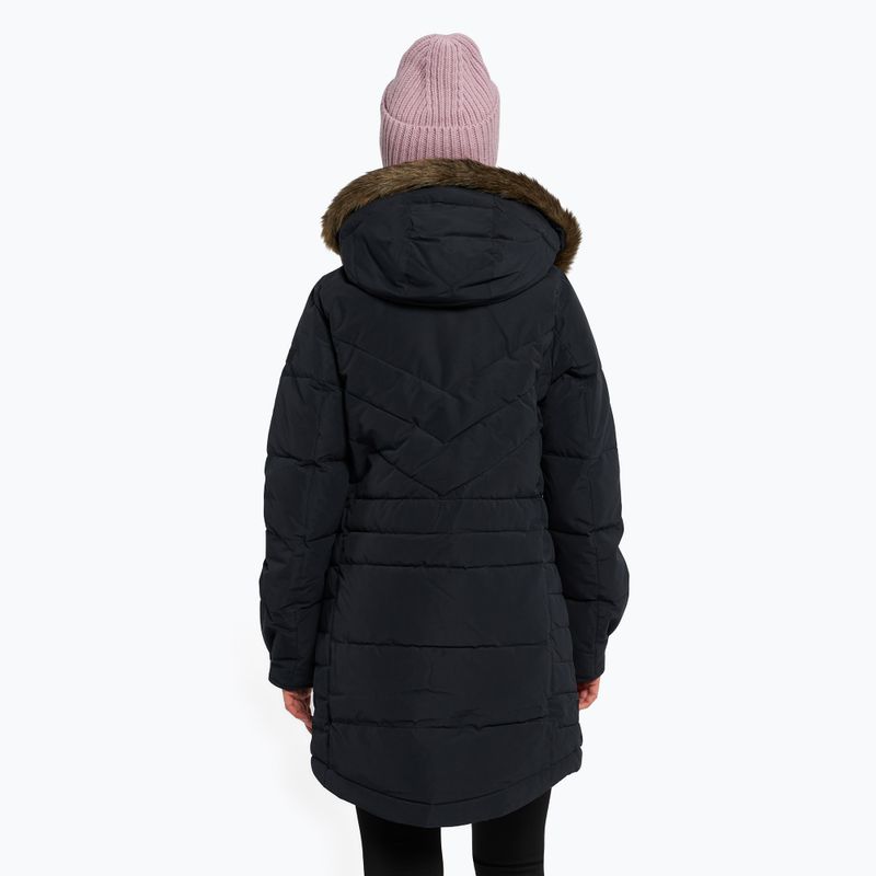 ROXY Ellie cappotto da donna in piuma d'oca nera 4