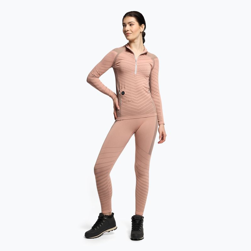 Pantaloni termoattivi da donna ROXY Base Layer grigio viola 2