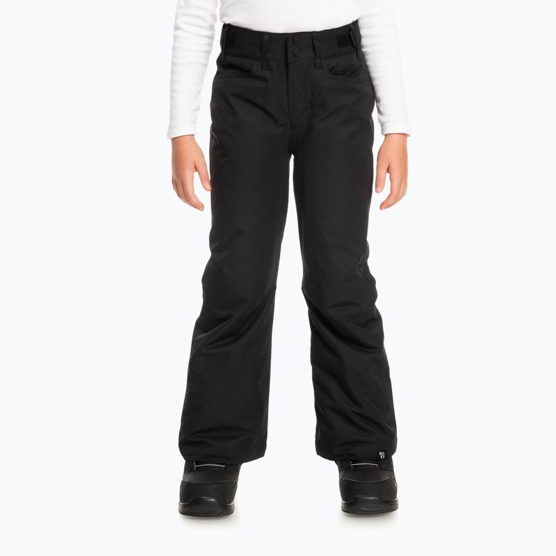 Pantaloni da snowboard per bambini ROXY Backyard Girl nero vero